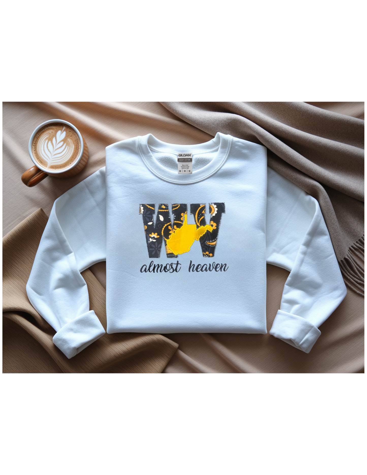 Crew neck Sweatshirt WV Almost Heaven