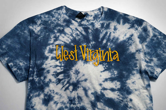 3D Tye Dye West Virginia T-Shirt