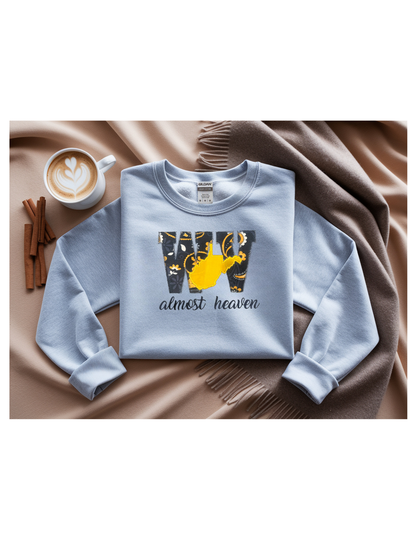 Crew neck Sweatshirt WV Almost Heaven
