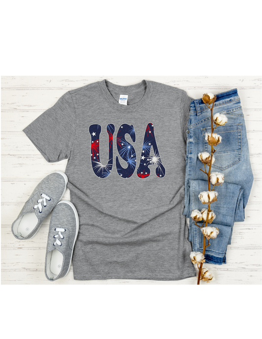 USA Reverse Applique T-shirt